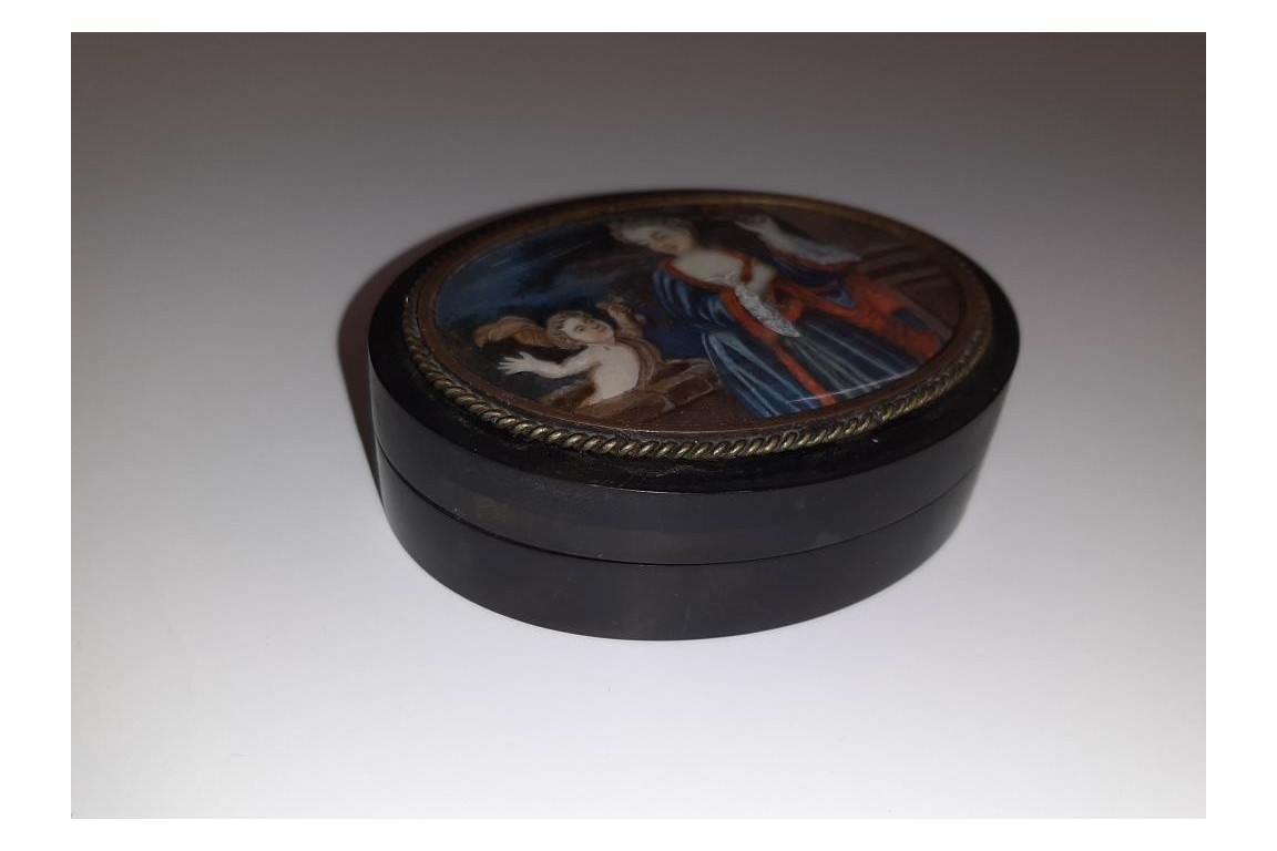 The choice of the heart or the reason, &çth century snuffbox