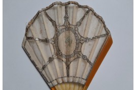 Beauty of Art Deco period, fan circa 1920