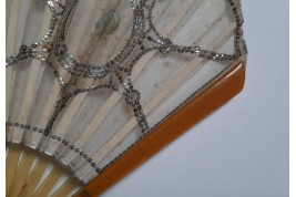 Beauty of Art Deco period, fan circa 1920