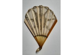Beauty of Art Deco period, fan circa 1920