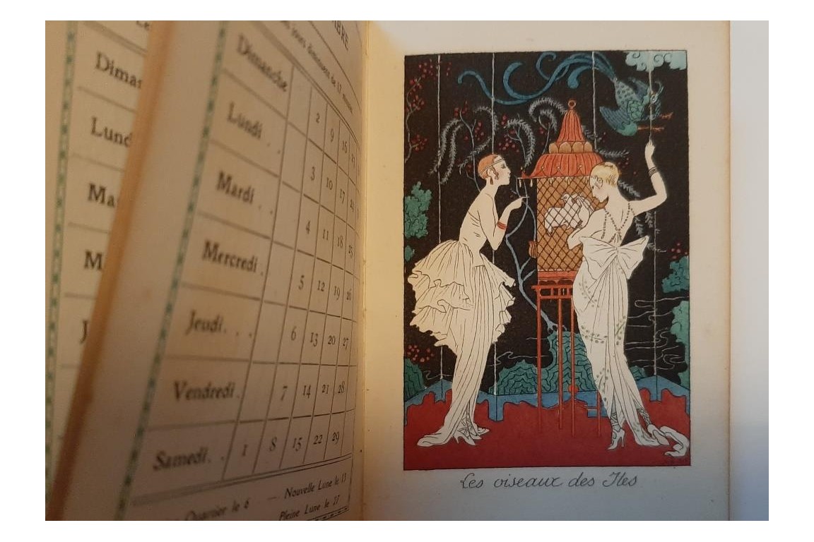 La Guirlande des mois et les dessins d'après George Barbier, 1917