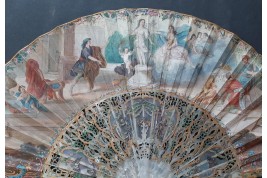 Galatea and Pygmalion, fan circa 1750