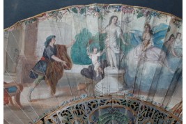 Galatea and Pygmalion, fan circa 1750