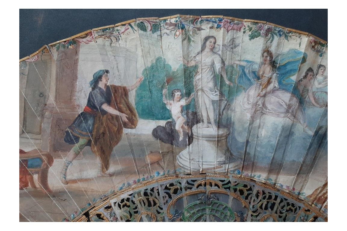 Galatea and Pygmalion, fan circa 1750