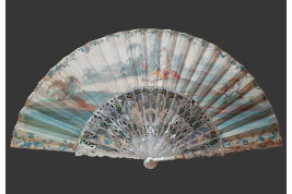 Galatea and Pygmalion, fan circa 1750