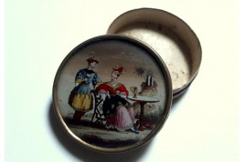 Courteous chinoiserie, candy box, circa 1830