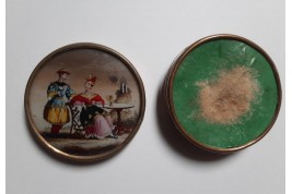 Courteous chinoiserie, candy box, circa 1830