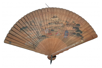 Ita Ogi, fan irca 1800. Japon, Edo period