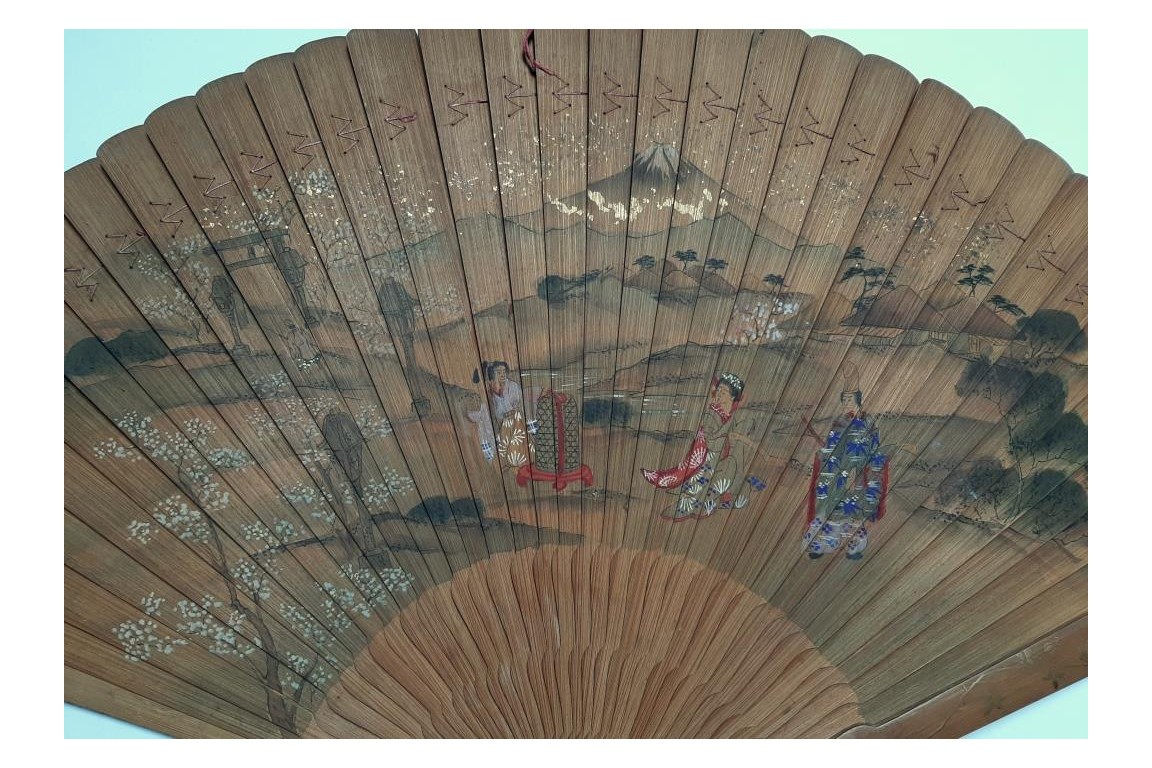 Ita Ogi, fan irca 1800. Japon, Edo period