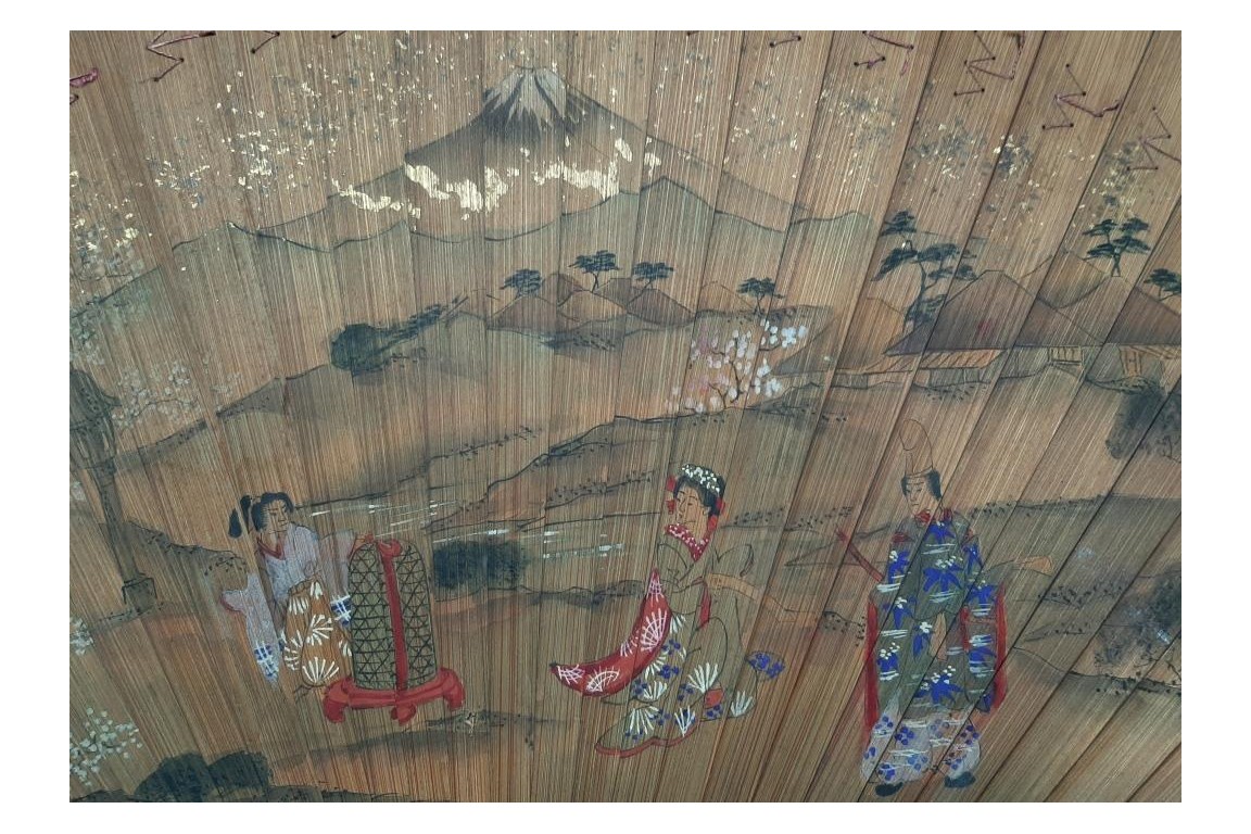 Ita Ogi, fan irca 1800. Japon, Edo period