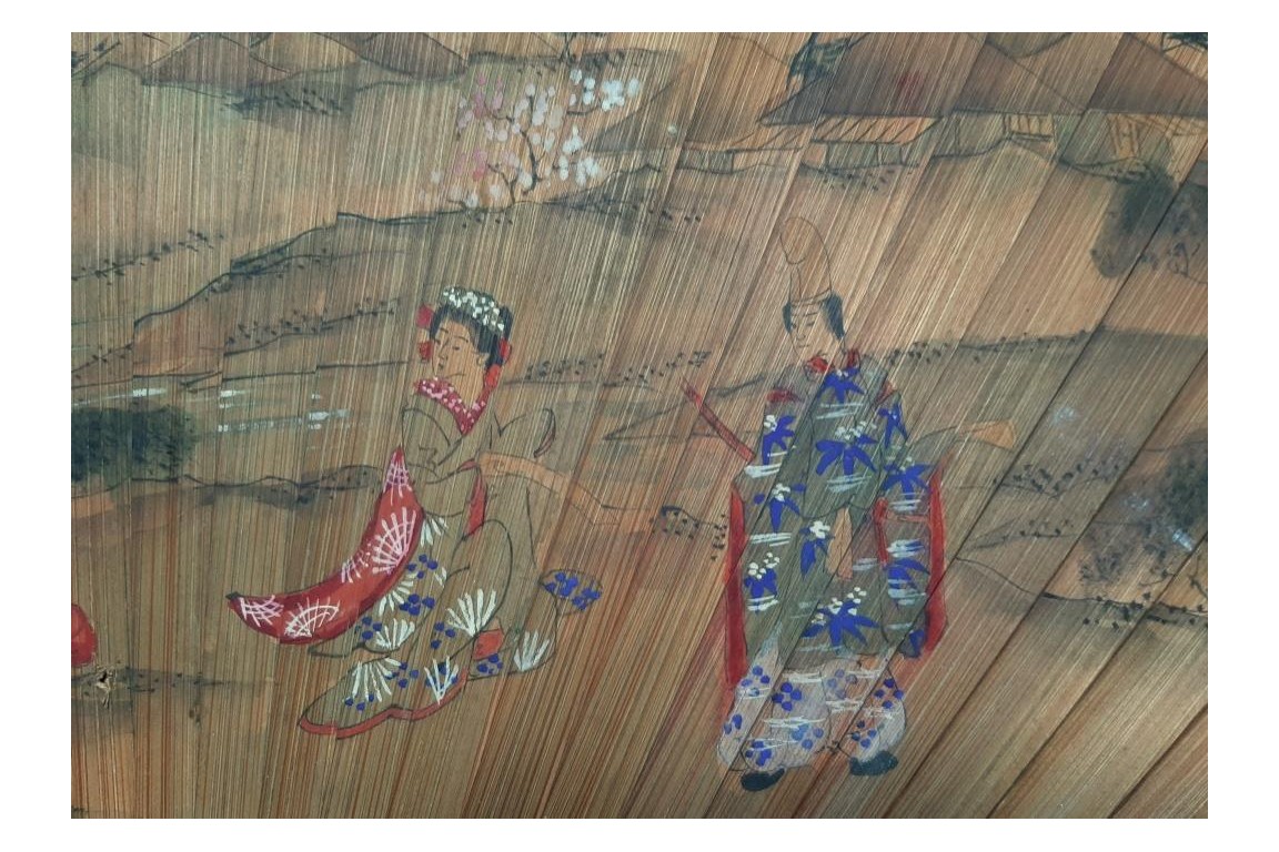 Ita Ogi, fan irca 1800. Japon, Edo period