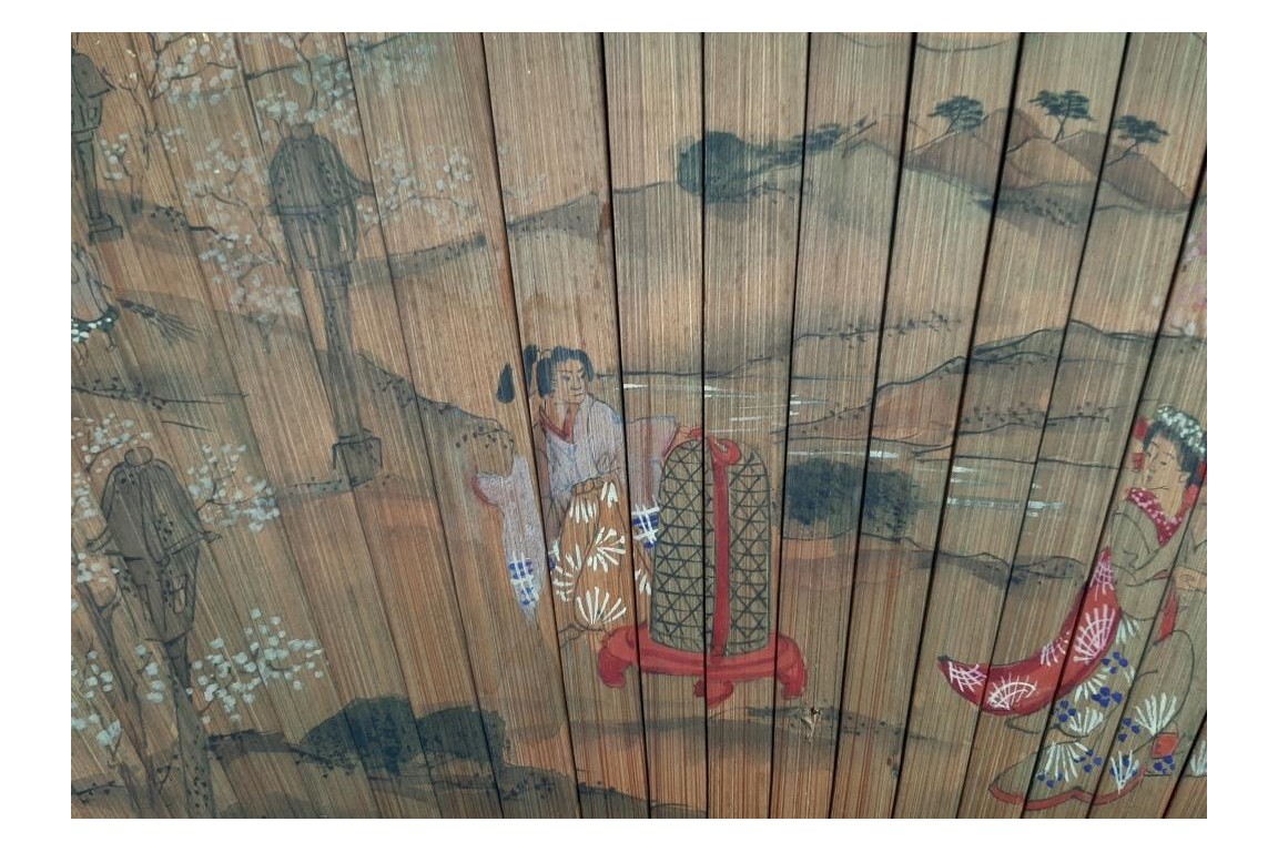 Ita Ogi, fan irca 1800. Japon, Edo period