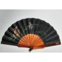Japonaiserie, éventail de Lhomme et Duvelleroy vers 1880