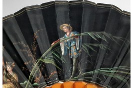 Japonaiserie, éventail de L'homme et Duvelleroy vers 1880