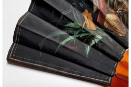 Japonaiserie, éventail de L'homme et Duvelleroy vers 1880