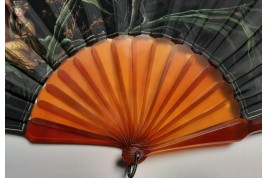 Japonaiserie, fan by Lhomme and Duvelleroy, circa 1880