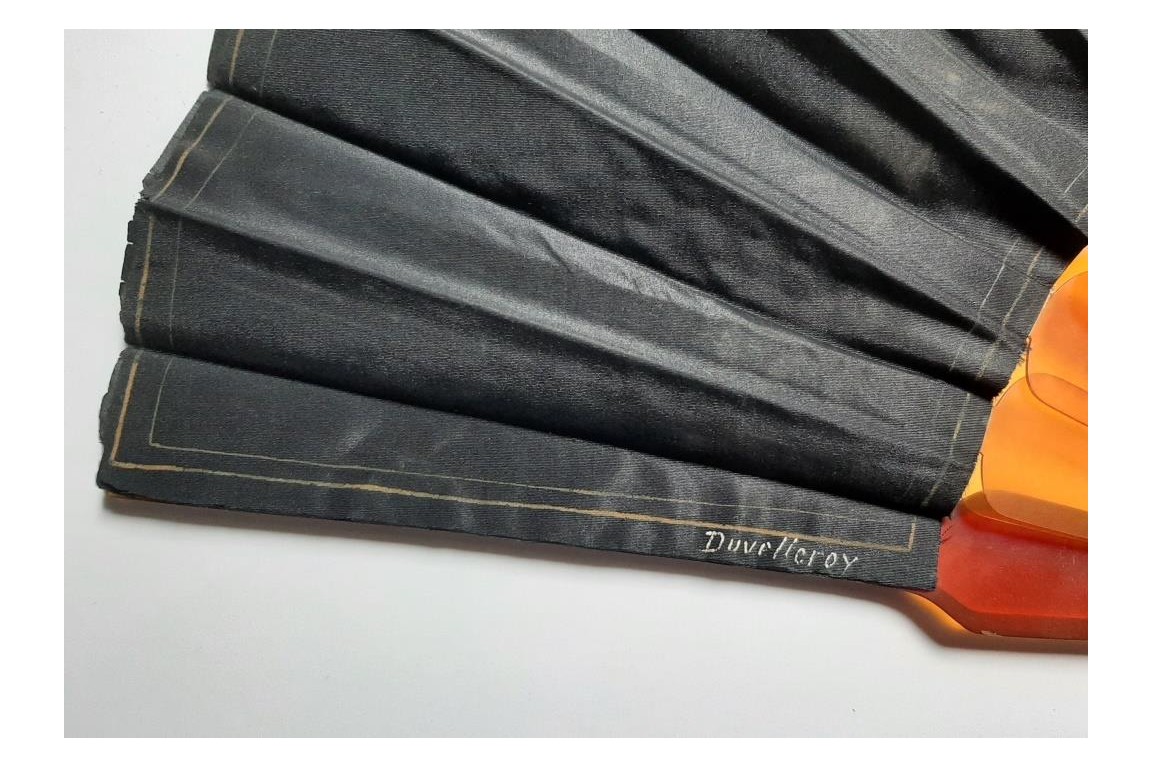 Japonaiserie, éventail de L'homme et Duvelleroy vers 1880