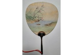 Uchiwa par Haibara Naojiro, Japon, circa1890