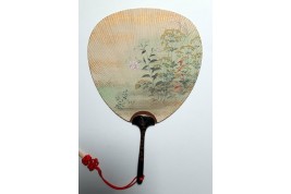 Uchiwa par Haibara Naojiro, Japon, circa1890