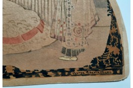 La nababesse, feuille d'éventail de Sheringham vers 1910