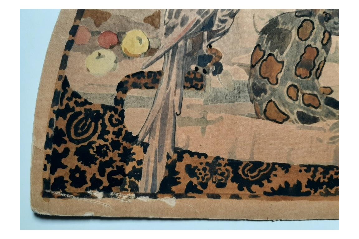 La nababesse, feuille d'éventail de Sheringham vers 1910