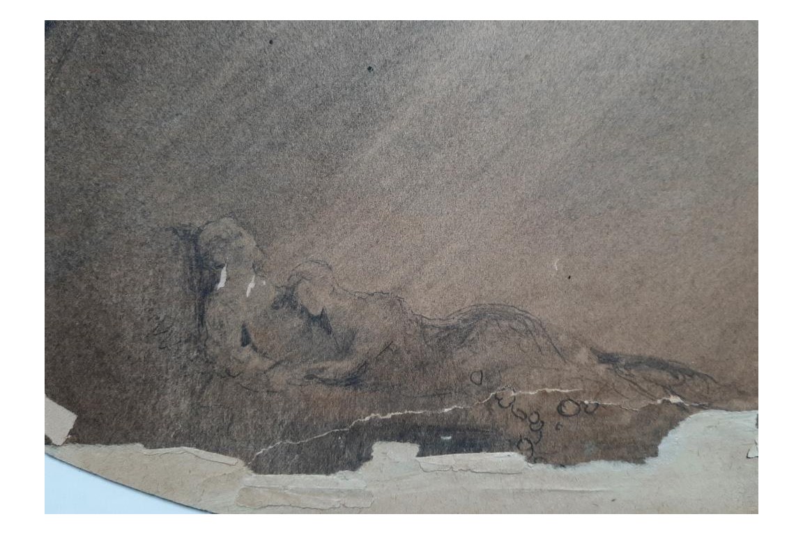 La nababesse, feuille d'éventail de Sheringham vers 1910