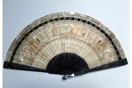 Horn and wood Chinoiseries, fan circa 1830