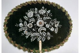 Fixed fan with Chinese, circa 1850