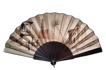 The medina, late 19th century fan