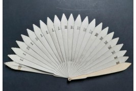 Dancing Chinoiserie, dance card fan, circa 1825-30