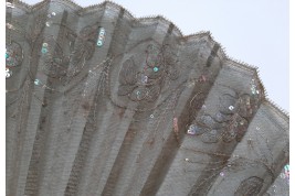 Pearly roses, Duvelleroy fan circa 1900-10