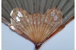 Pearly roses, Duvelleroy fan circa 1900-10