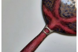 Life in pink and Egyptomania, fixed fan by Coty circa 1914