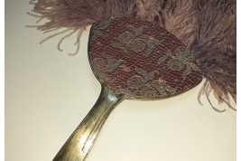 Life in pink and Egyptomania, fixed fan by Coty circa 1914