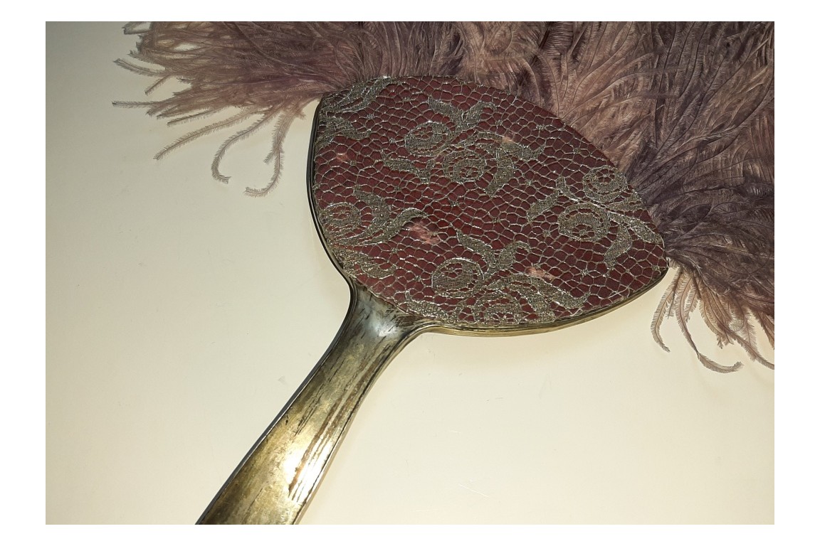 Life in pink and Egyptomania, fixed fan by Coty circa 1914