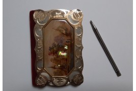 The sunset on the bay, 19th century notebook