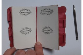 The sunset on the bay, 19th century notebook