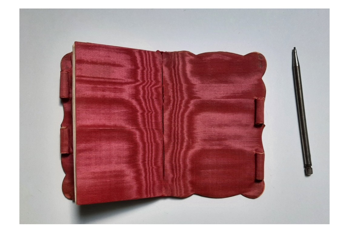 The sunset on the bay, 19th century notebook