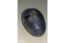 Blue sewing egg, circa 1900