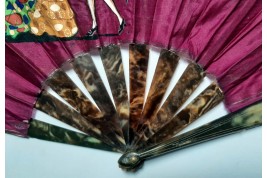 The marquis at the party, Art Deco fan