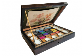 Coffret de peintre, Bourgeois Ainé, fin XIXème siècle