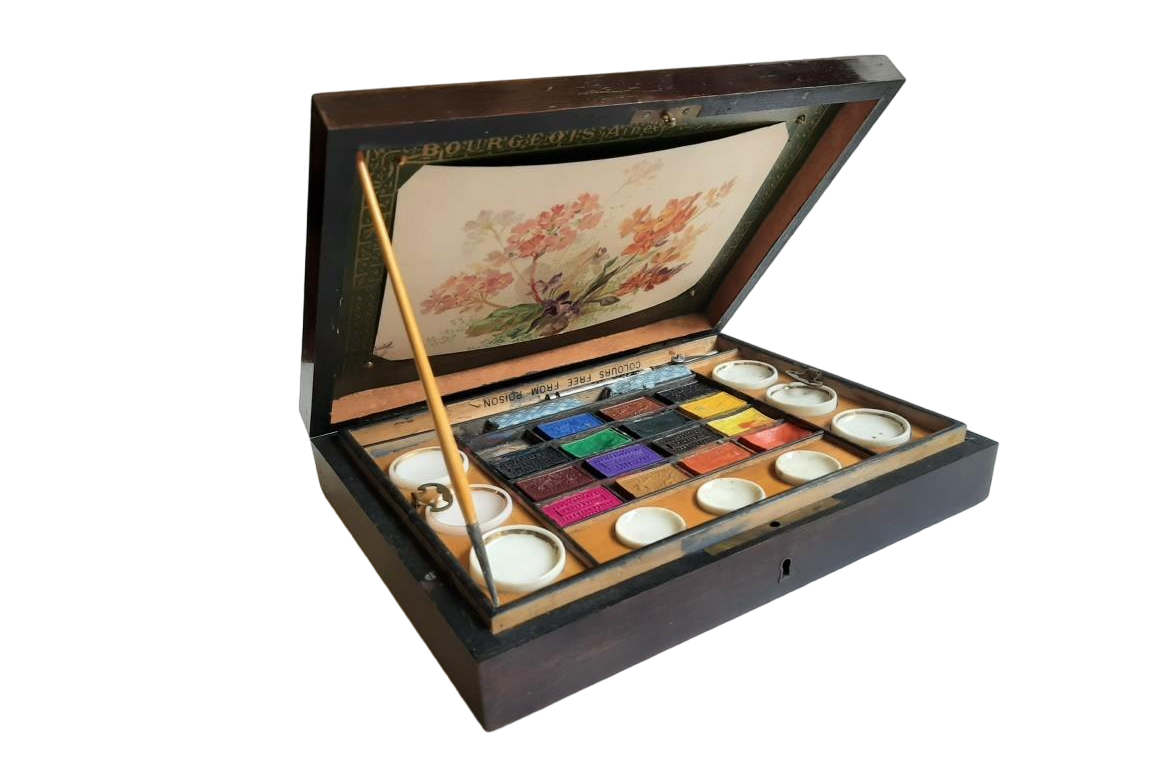 Coffret de peintre, Bourgeois Ainé, fin XIXème siècle