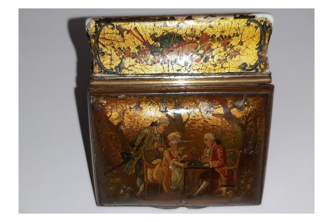 Les couleurs de l'érotisme, boite "Souvenir d'Amitié" vers 1900