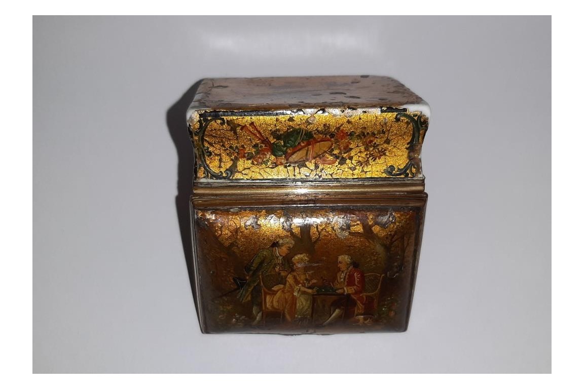 The colors of eroticism, "Souvenir d'Amitié" box circa 1900