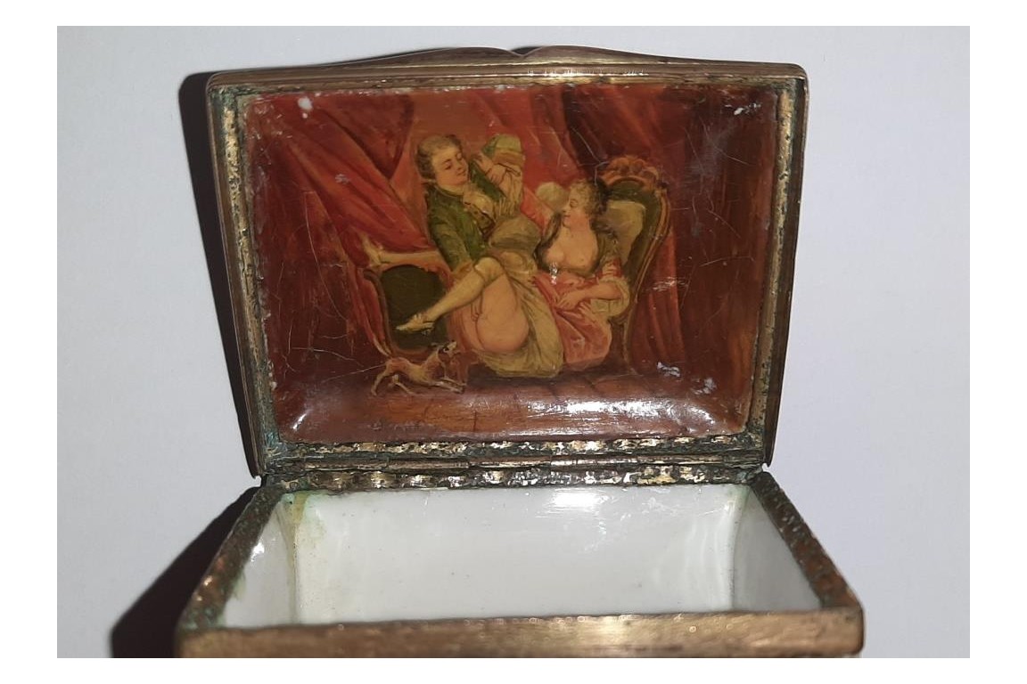 Les couleurs de l'érotisme, boite "Souvenir d'Amitié" vers 1900