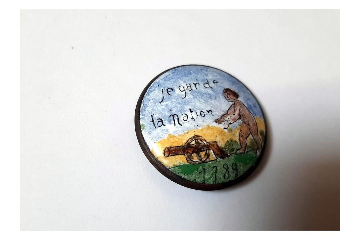 French Revolution commemorative button
