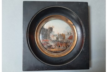 Storming of the Bastille, 19th century miniature