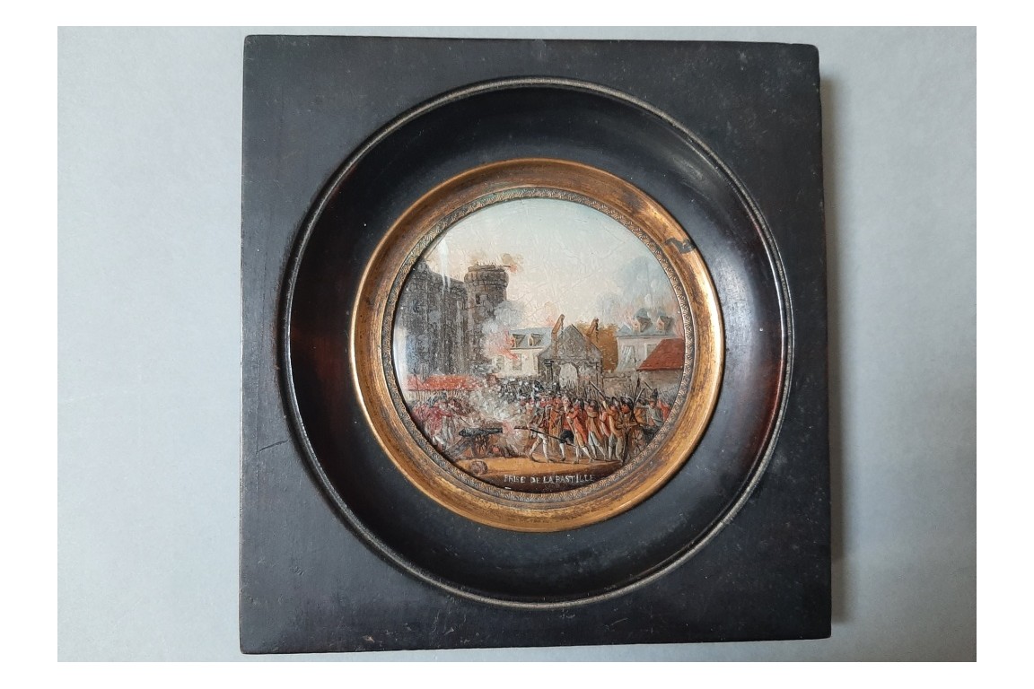 Storming of the Bastille, 19th century miniature