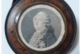 Louis XVI et Necker, tabatière fin XVIIIème siècle