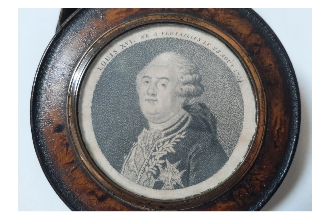 Louis XVI et Necker, tabatière fin XVIIIème siècle
